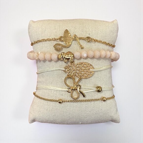 5 Piece Boho Bracelet Set - Picture 1 of 3